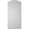 Ekena Millwork Arch Top Surface Mount PVC Gable Vent: Non-Functional, w/2"W x 1-1/2"P Brickmould Frame, 18"W x 36"H GVPAR18X3602SN - alternate 3
